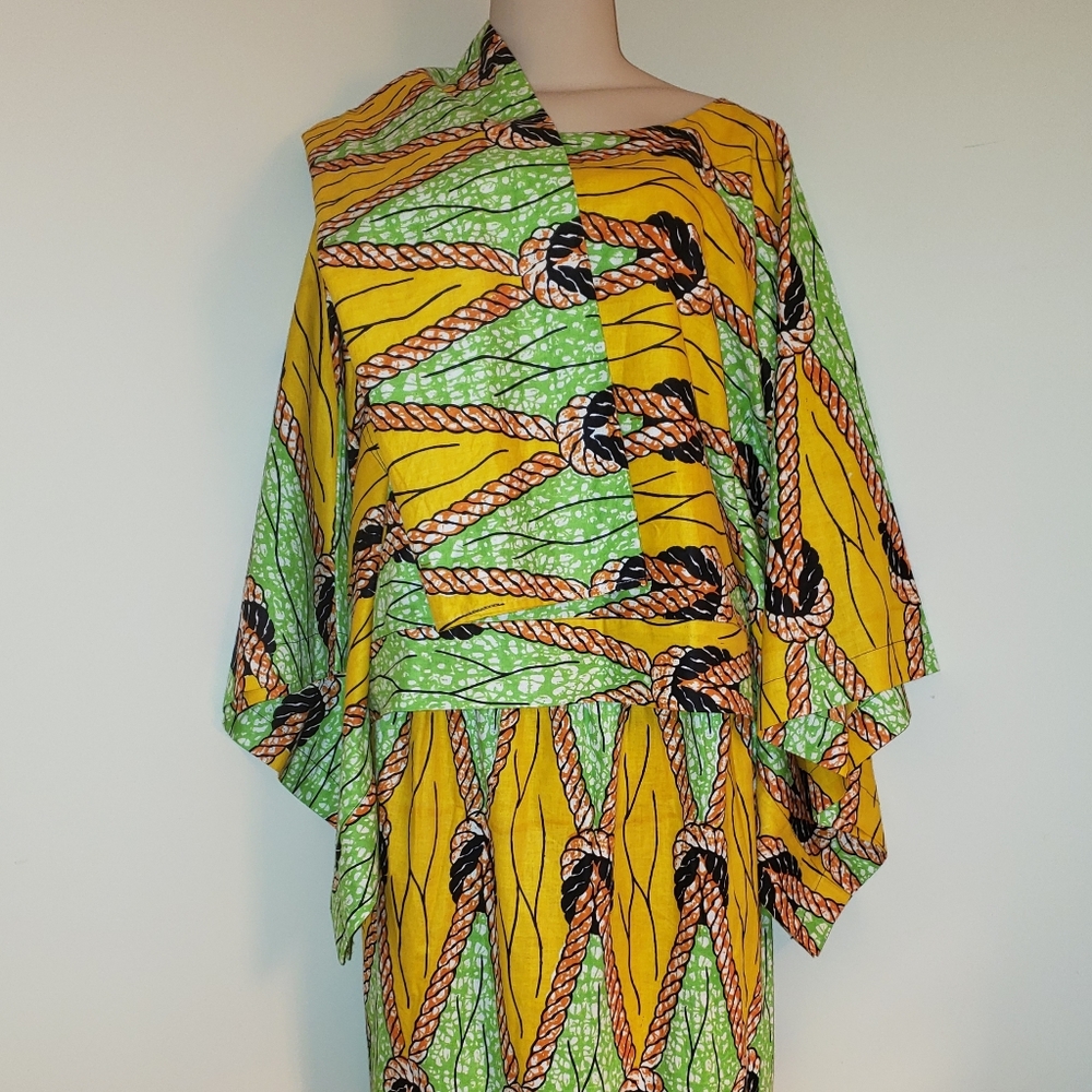 Skirt and headwrap set 3PC
